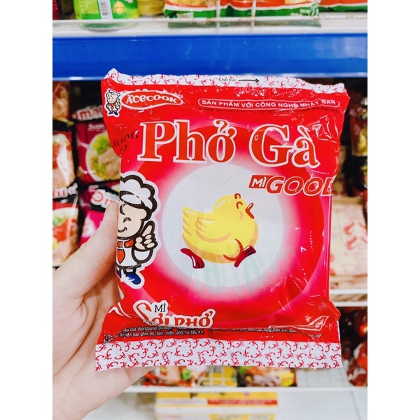 MÌ SỢI PHỞ ACECOOK GÀ,BÒ