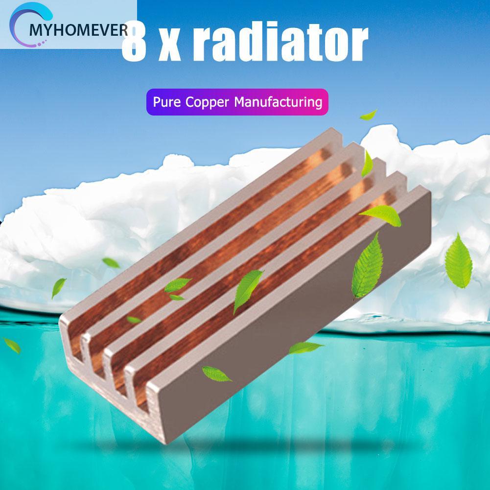 Bộ 8 Miếng Dán Tản Nhiệt Bằng Đồng Cho Laptop | BigBuy360 - bigbuy360.vn