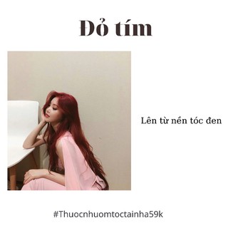 Thuốc nhuộm tóc MÀU ĐỎ TÍM