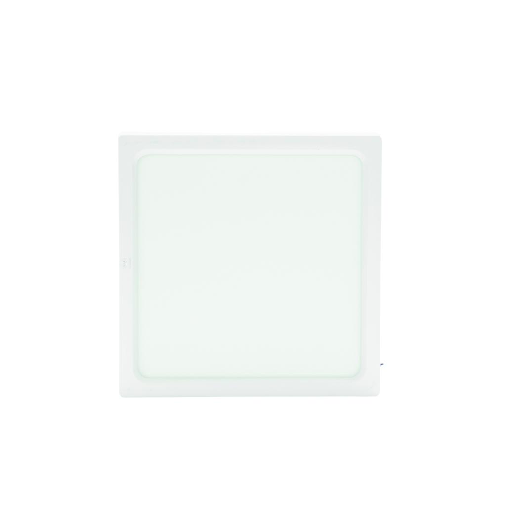 Đèn gia đình ốp nổi, Đèn led ốp trần vuông vỏ trắng công xuất 6W 12W 18W 24W, Bảo hành chính hãng TLC Lighting