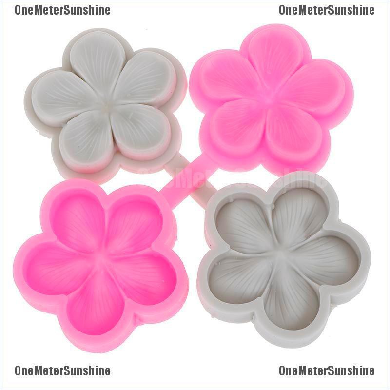 Khuôn Silicone Tạo Hình Hoa Đào 3d Sống Động Trang Trí Bánh