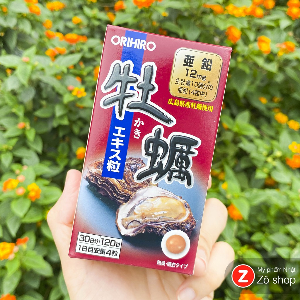Viên Hàu Tươi Orihiro Tăng Cường Sinh Lý, Cải Thiện Tinh Trùng 120v