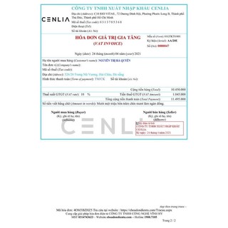 Tẩy trang dầu CENLIA