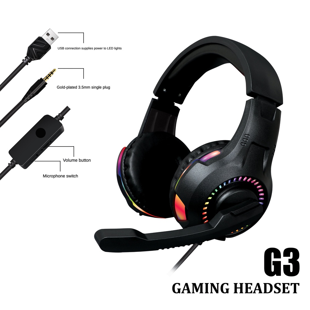 Tai nghe chụp tai chuyên game G3 chất lượng âm thanh cao