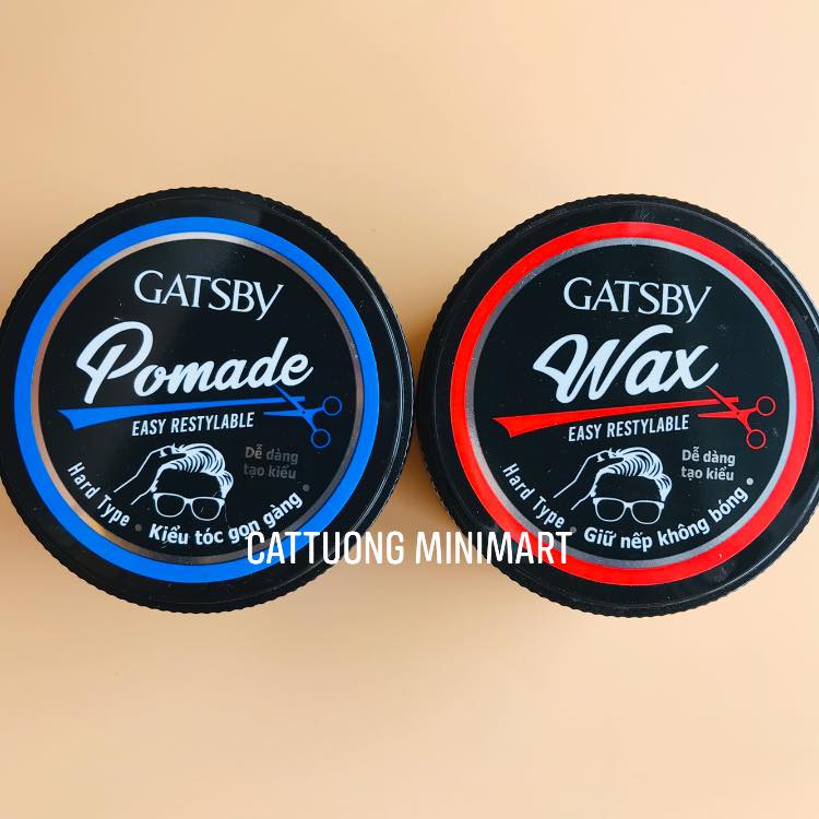 Sáp tạo kiểu tóc GATSBY Wax &amp; Pomade