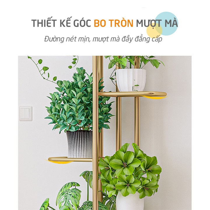 Giá để cây cảnh trong nhà 2022, kệ để chậu hoa đẹp và thanh lịch, khung thép được sơn tĩnh điện