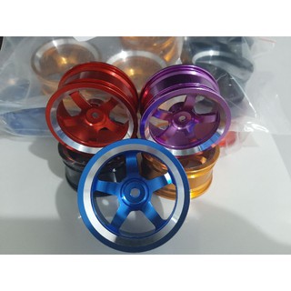 4 Mâm nhôm CNC cho RC 1/10 On-Road Drift Traxxas HSP Tamiya HPI Kyosho RedCat SAKURA