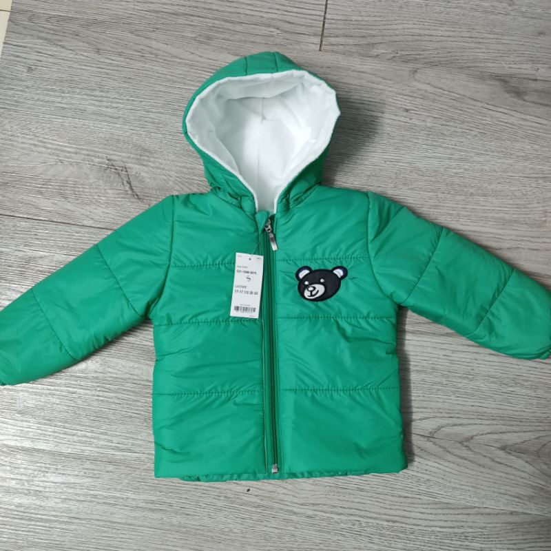 Áo phao LÔNG Gấu siêu ấm cho bé