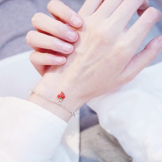 Lắc tay nữ trái dâu cá tính