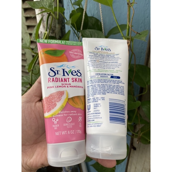 Sữa rửa mặt tẩy tế bào chết sạch da ngừa mụn St.Ives 170g Chính Hãng