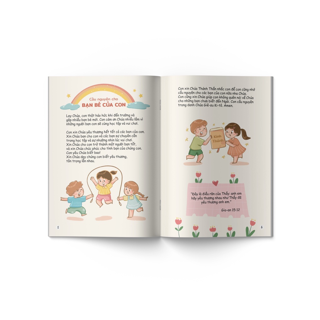 Sách - Em Cầu Nguyện Khi Đến Trường