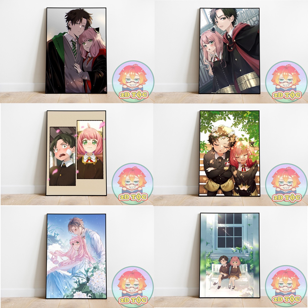 TRANH POSTER A3 ANYA DAMIAN (1) ANIME MANGA SPY X FAMILY CHẤT LIỆU GIẤY CAO CẤP - 2D TỘC SHOP