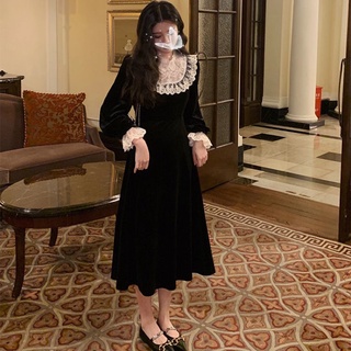 Đầm dài phối ren sang chảnh