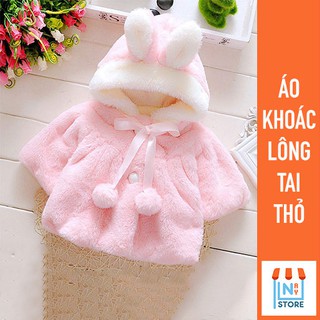 ÁO KHOÁC LÔNG TAI THỎ SIÊU DỄ THƯƠNG