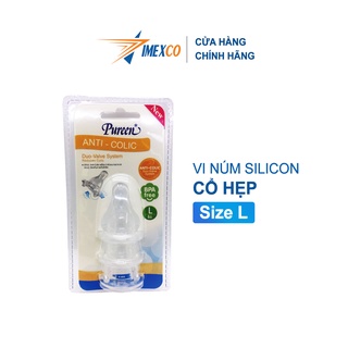 Núm vú cổ hẹp Pureen cho bé