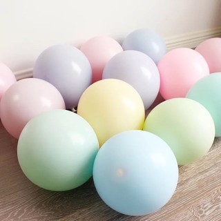 Bóng bay màu pastel (50 quả trộn màu) size 30cm