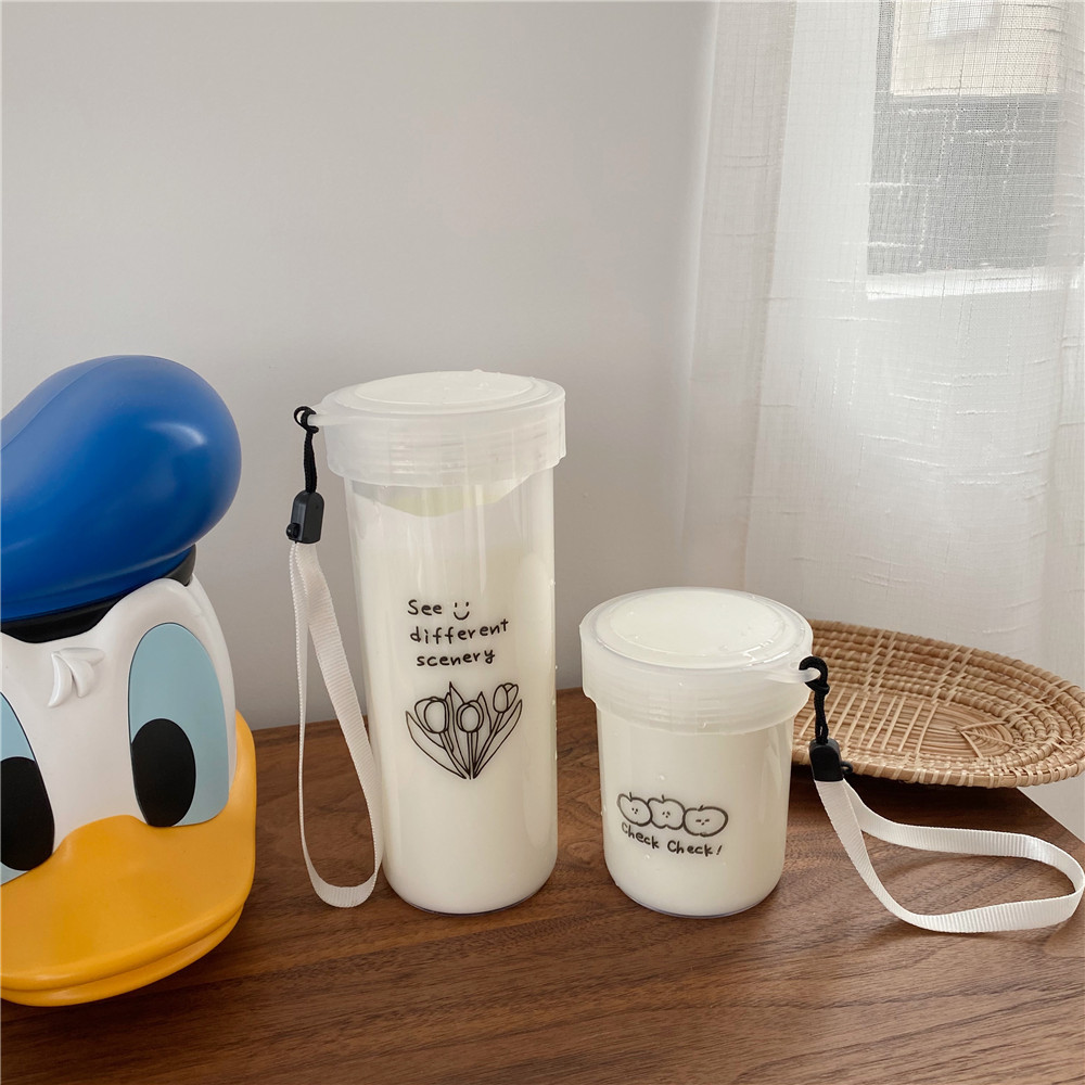 Bình Nước Hình Hoa Tulip Hoạt Hình Phong Cách Hàn Quốc Xinh Xắn