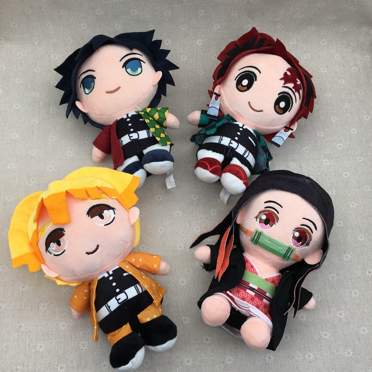 Cute 20cm Anime Demon Slayer Kimetsu No Yaiba Soft Plush Doll Stuffed Kids Toy Gift