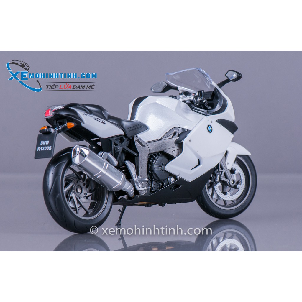 Xe Mô Hình Bmw K1300S 1:10 Welly ( Trắng )