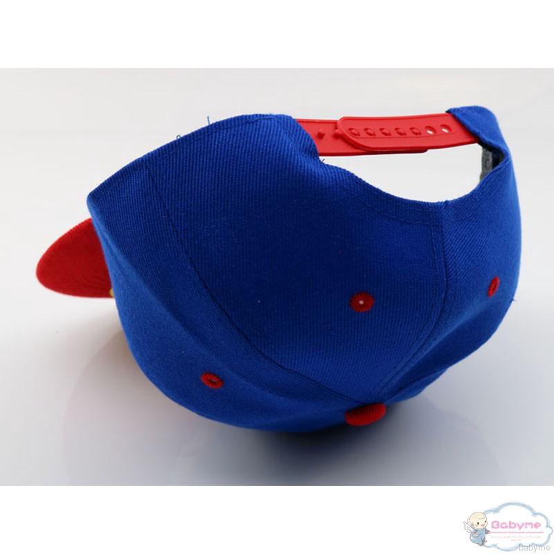 ♕ babyme ღ Boys Girls Adjustable Hip Hop Caps Hats