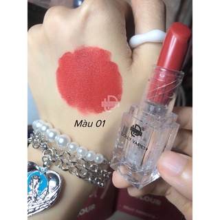 Son thỏi lì siêu mịn môi DOLLY VARIETY [Màu Hồng trà sữa]