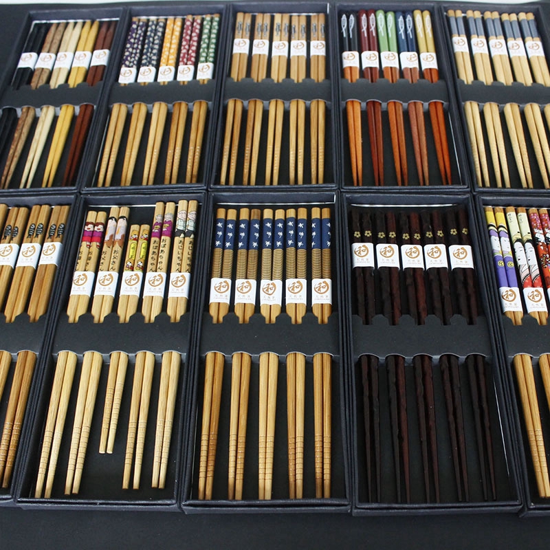 Set 5 Đôi Đũa Gỗ Phong Cách Trung Hoa