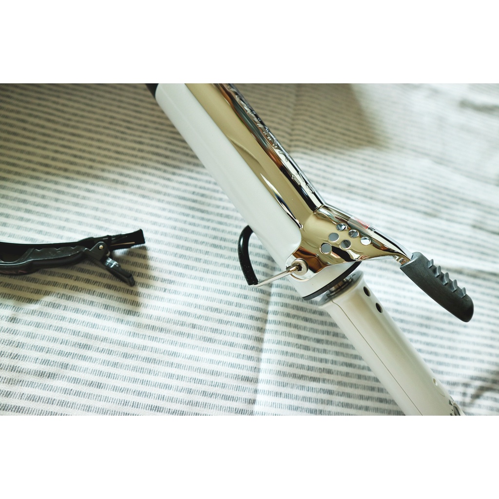 VODANA Máy uốn tóc 36mm 40mm Hàn Quốc Glam wave curling iron_White