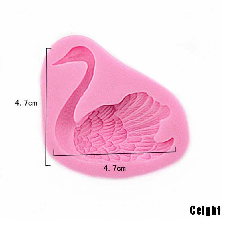 Khuôn Làm Bánh Chất Liệu Silicone Hình Thiên Nga