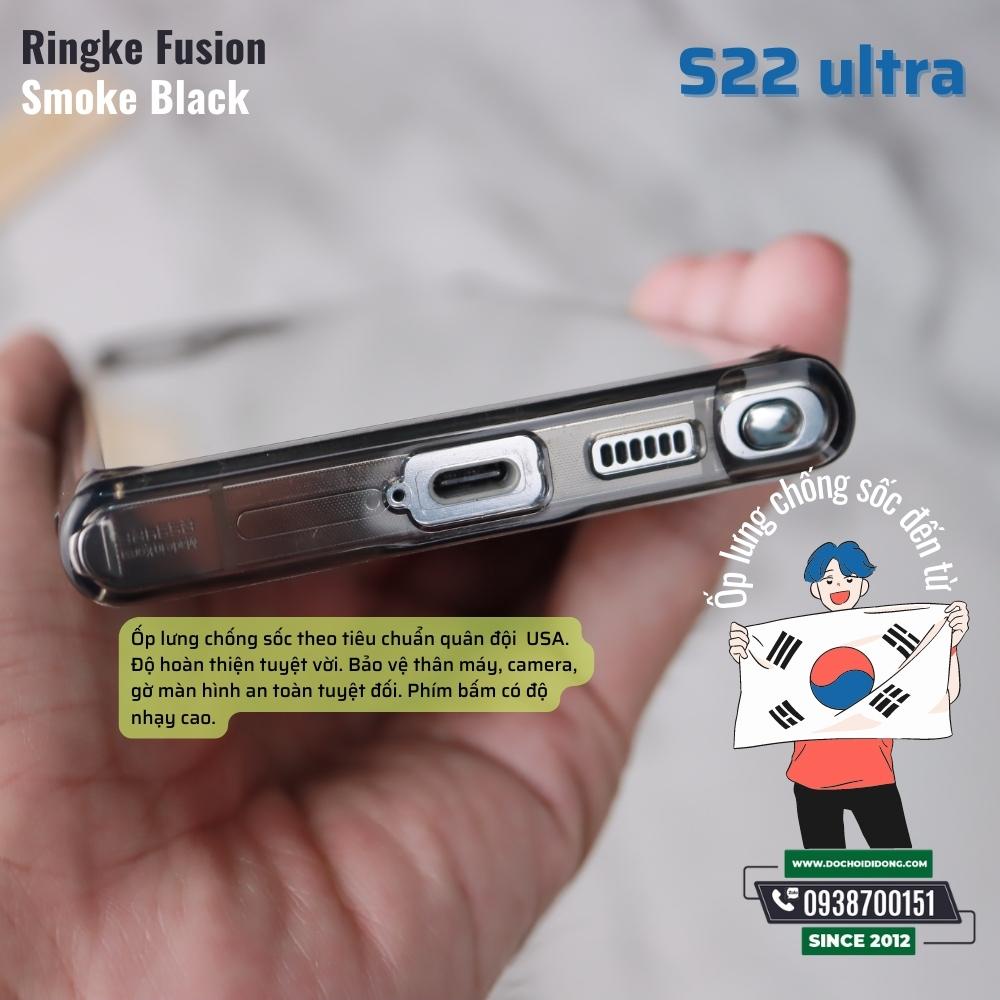 Ốp Lưng Samsung S22 / S22+ / S22 Ultra Ringke Fusion Chống Sốc