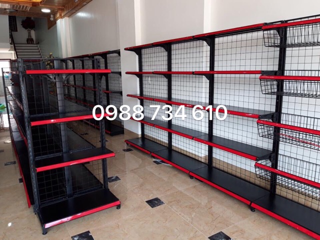 Kệ sắt để hàng tạp hoá giá rẻ