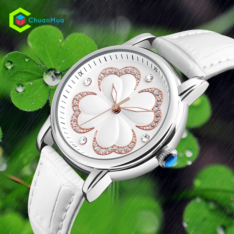 [ Xả Hàng - Bán Lỗ ] Đồng hồ Nữ Dây Da SKMEI 9159 Chống Nước 3ATM
