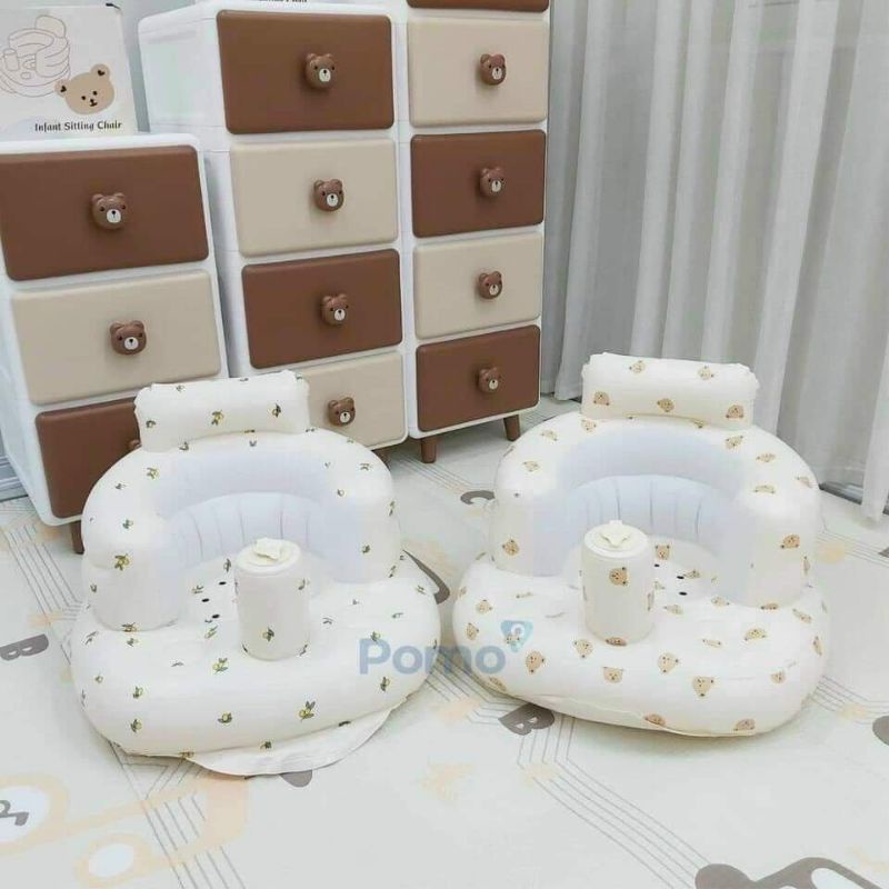 GHẾ TẬP NGỒI HƠI PLAYING  PHONG CÁCH KOREA  - SIÊU TIỆN LỢI CHO BÉ BƠM HƠI TỰ ĐỘNG CHO BÉ