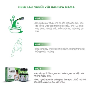 Bộ 3 nước tắm thảo dược dao spa mama cho mẹ sau sinh - ảnh sản phẩm 5