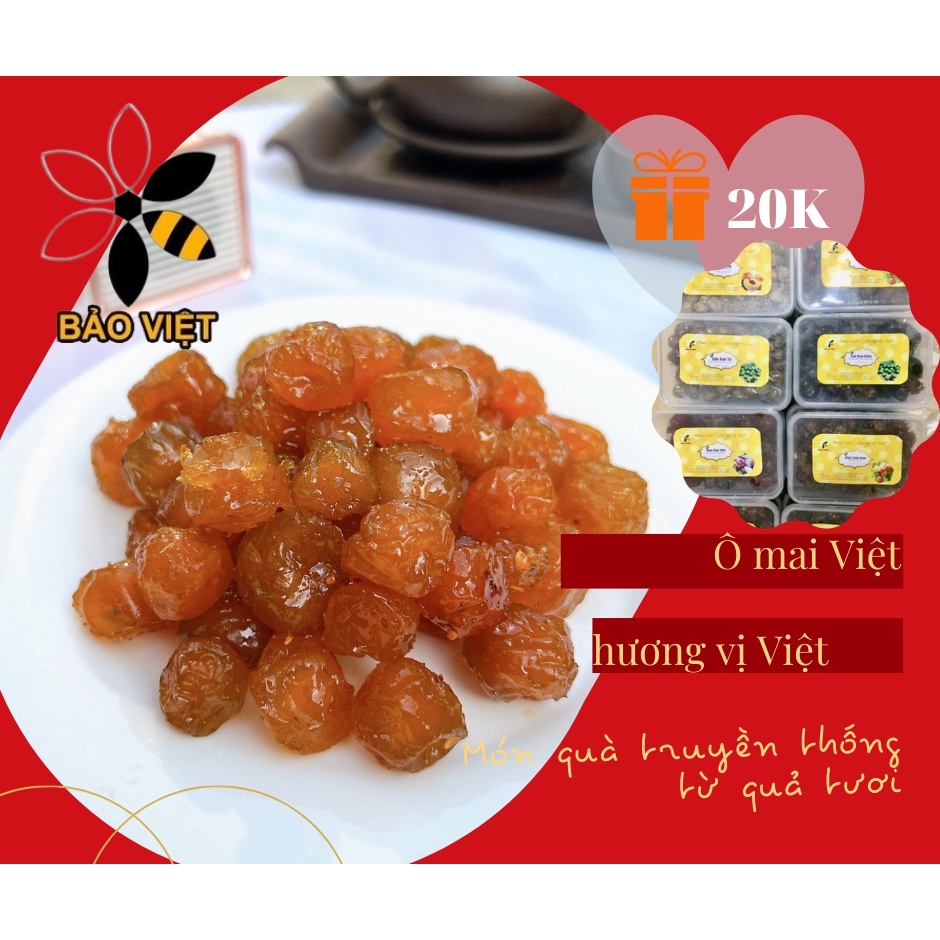 Ô mai mận cơm dẻo cay - Ô mai Bảo Việt