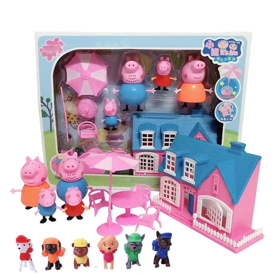 Bộ Đồ Chơi Búp Bê Hình Chú Heo Peppa Dễ Thương Dùng Làm Quà Tặng Sinh Nhật Cho Bé Gái