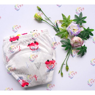 Combo 5 Quần bỏ bỉm - 6 lớp Goodmama size 80 90 100 cho bé từ 5-14kg
