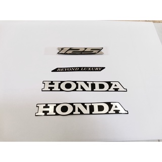 Bộ tem chữ honda 125 nổi