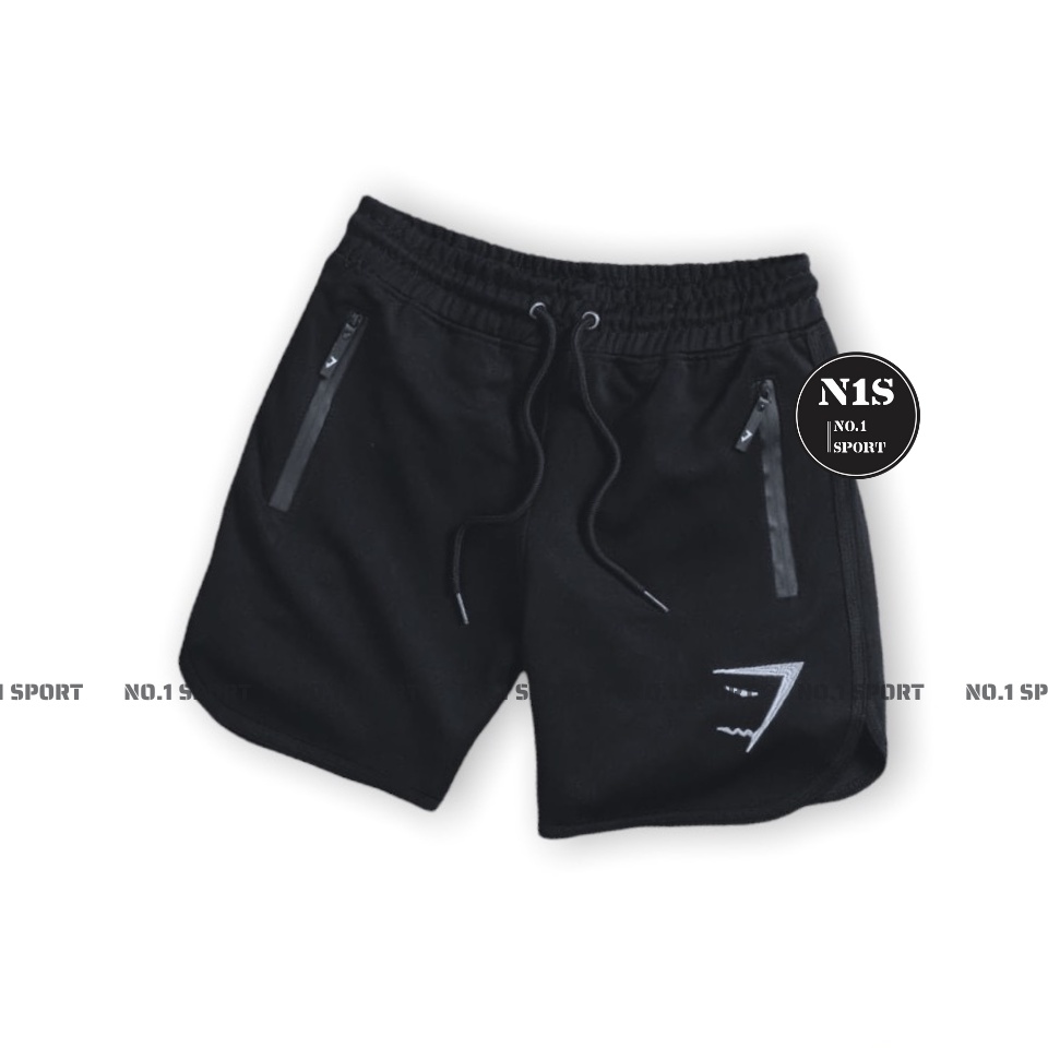 Quần Tập Gymshark Trên Gối Logo Thêu