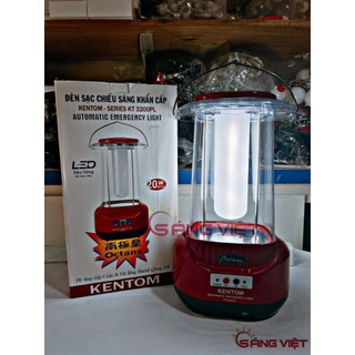 Đèn sạc chiếu sáng khẩn cấp Kentom KT 3200PL (Đỏ)