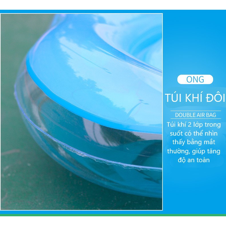 Phao Đỡ Cổ An Toàn Cho Bé Từ 0-1, Phao Đỡ Cổ Chống Lật  Hỗ Trợ Vận Động, Tập Bơi Cho Bé Yêu
