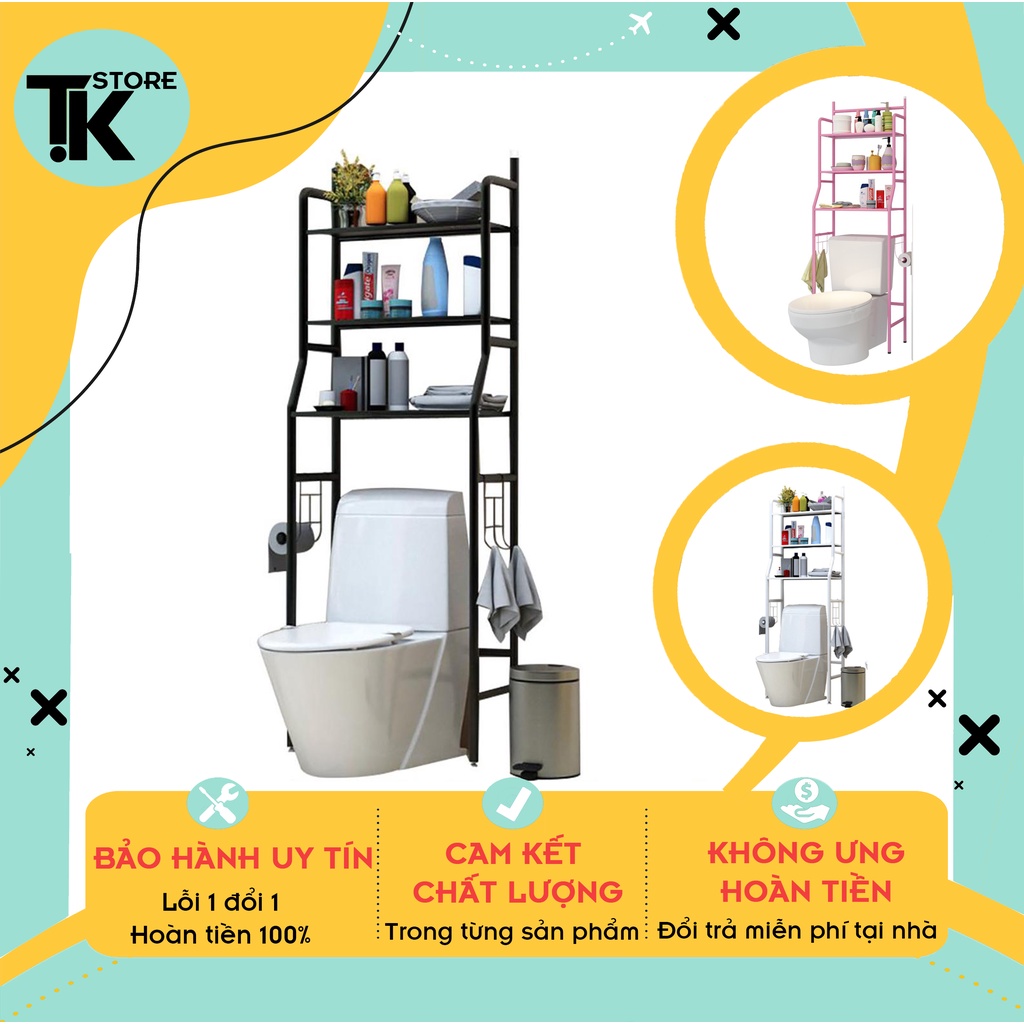 Kệ nhà tắm 3 Tầng Đa Năng, Kệ toilet 3 tầng nhà tắm cao cấp