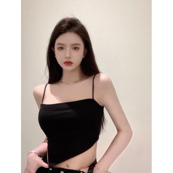 Áo Bra Nữ Softie 2 Dây Mảnh Yếm Vạt Chéo Có Đệm Ngực Trend Mới 1804