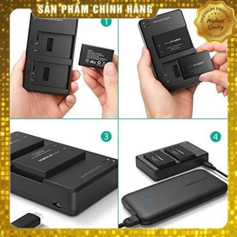 [Hàng Chính Hãng Bảo Hành 15 tháng] Bộ sạc pin Ravpower RPBC013 cho Canon LPE17