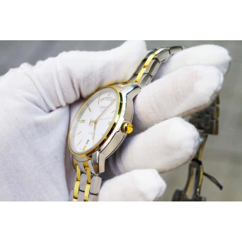 Đồng hồ nam ⌚ Tissot T-Classic Automatic III Day Date T065.930.22.031.00 (T0659302203100) dành cho Nam