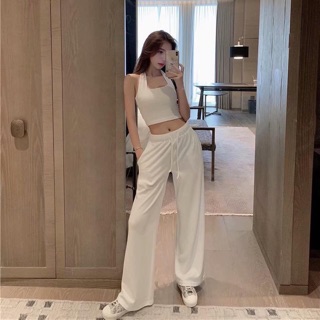 Quần suông ống rộng