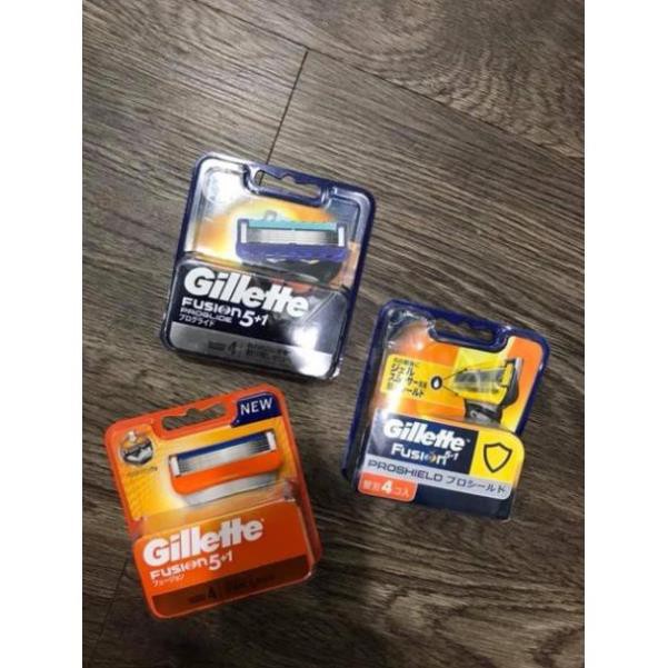 Lưỡi Dao Cạo Râu Gillette 5+1 Nhật bản (8 lưỡi)