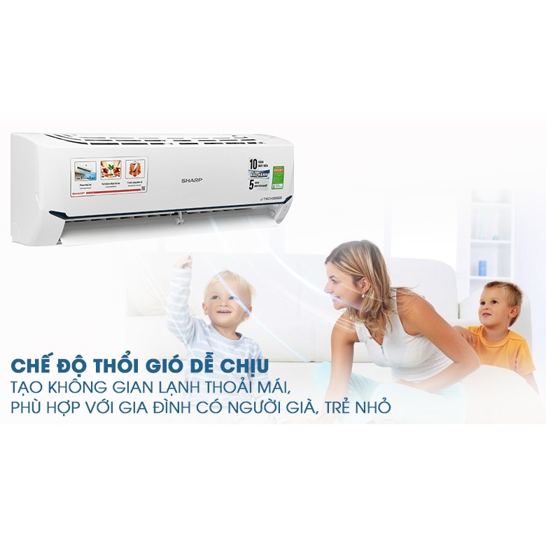 Máy  điều hoà Sharp  1.5  HP inverter model AH-X12XEW - Hàng chính hãng -  Chỉ giao trong khu vực TP. HCM