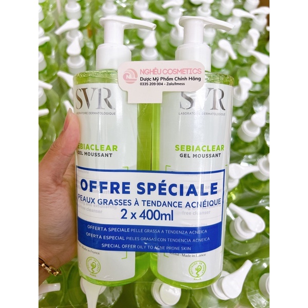 Sữa Rửa Mặt SVR Sebiaclear Gel Moussant Cho Da Dầu Mụn Nhạy Cảm 400ml | BigBuy360 - bigbuy360.vn