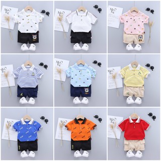 [HOT] Set Trang Phục Quần Áo Cho Bé Trai Polo