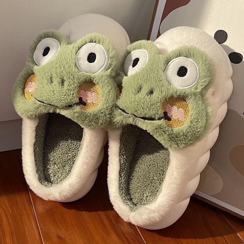 DÉP LÔNG HÌNH ĐÁNG YÊU LỚP LÔNG MỀM MẠI ẤM ÁP CHI TIẾT THÊU XỊN